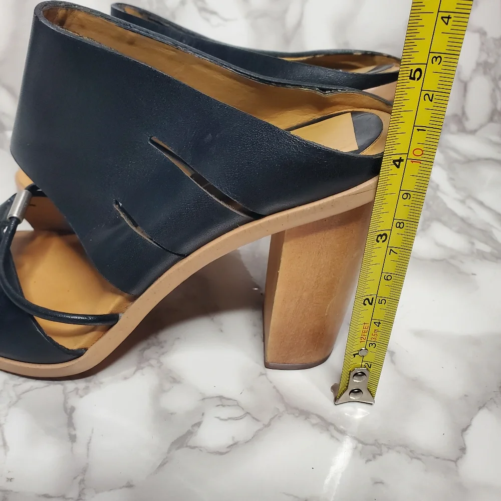Dolce Vita Black Women's Heeled Sandals Size 6 - Picture 6 of 7